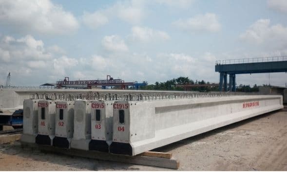 Bản vẽ Dầm I33 DƯL - HL93 : Thông số Kỹ thuật và Chi tiết Cốt thép theo TCVN 11823-2017