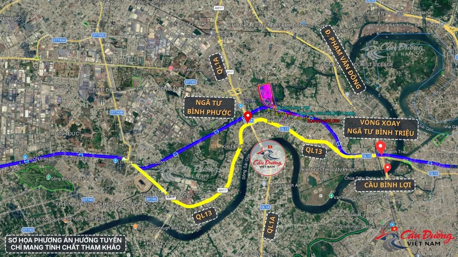 Nếu Metro Thủ Dầu Một – TP.HCM không đi dọc Quốc lộ 13 thì sao?